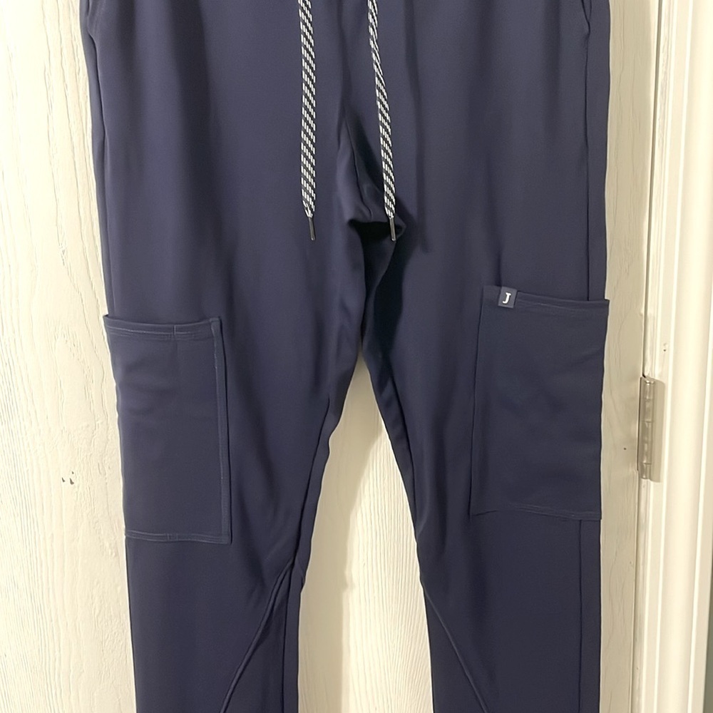 Jaanuu Navy Cargo Joggers scrubs with Drawstring